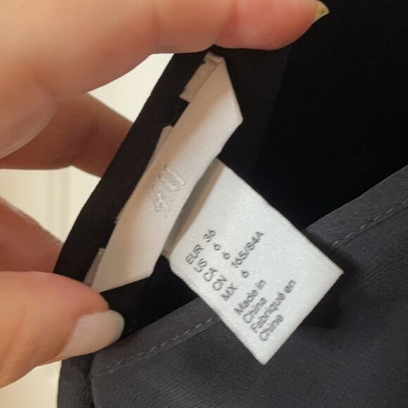 H&M sequin beaded little black dress size 6 - Picture 7 of 7